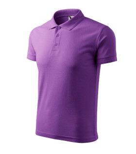 Pique Polo polokošile pánská fialová 3XL