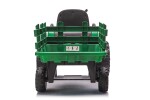 Mamido Dětský elektrický traktor s vlečkou Forest 24V 2x200W zelený