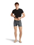 Pánské merino boxerky ICEBREAKER Mens 150 Anatomica Boxers Transition, Obsidian/Proto Grey/Black/AOP velikost: M