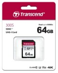 Transcend 300S SDXC 64GB / UHS-I / U3 / V30 / R: 95 / W: 45MBs (TS64GSDC300S)