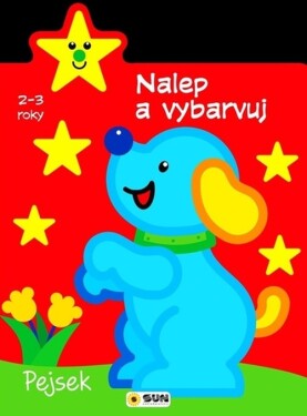 Pejsek Nalep vybarvuj