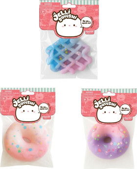 Mačkací gelový Donut/Vafle Jelli Squishi