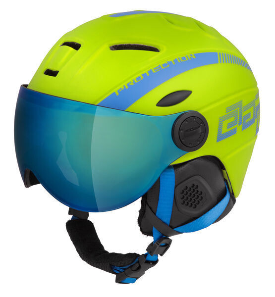 Lyžařská helma Etape RIDER PRO - limeta/modrá mat 19/20 Varianta: 53-55 cm