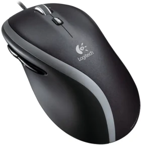 Logitech M500 Laser / Laserová myš / USB / 1000 dpi / rychlé rolování / černá (910-003725)
