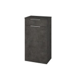 Dřevojas - Nízká skříňka DOS SNDZ 50 - D16 Beton tmavý / Úchytka T05 / D16 Beton tmavý / Pravé 211332FP