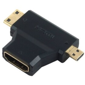 PremiumCord Adaptér HDMI na mini HDMI typ C a micro HDMI typ D (8592220011666)