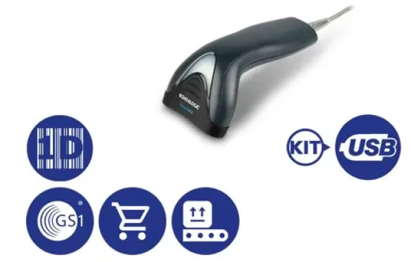 DATALOGIC Touch 65 Light / snímač 1D čárových kódů / USB / kit USB / šedá (TD1120-BK-65K1)