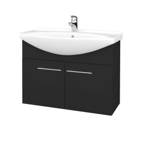 Dřevojas - Umyvadlová skříňka TAKE IT SZD2 85 - N03 Graphite / Úchytka T02 / N03 Graphite 206284B