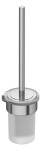 KLUDI - Vela R WC štětka nástěnná s držákem, sklo/chrom 5897405