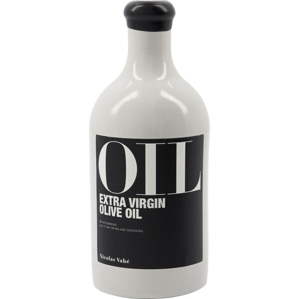 Nicolas Vahé Extra panenský olivový olej Extra 500 ml, bílá barva, keramika