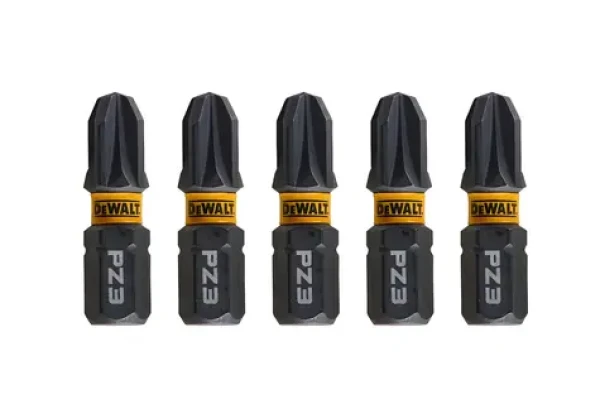 DeWalt Sada bitů PZ3 / 5 ks / 25 mm / Extreme Pozidrive (DT7388T)