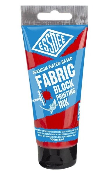 Textilní barva na linoryt 100ml - červená