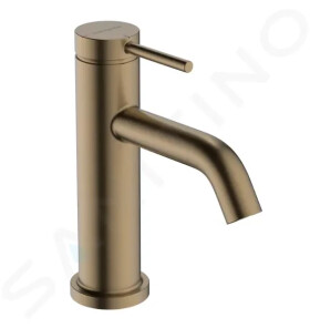 HANSGROHE - Tecturis S Umyvadlová baterie s výpustí, CoolStart, EcoSmart, kartáčovaný bronz 73302140