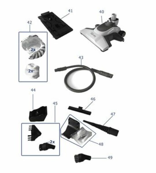 Polti Náhradní hadice pro pro parní mopy Polti Vaporetto 3 CLEAN, SV220 a SV240 (M0006951)