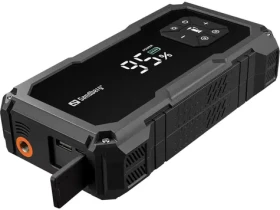 Sandberg Car Jumpstarter TirePump 10000mAh černá / Powerbanka + startér + vzduchová pumpa