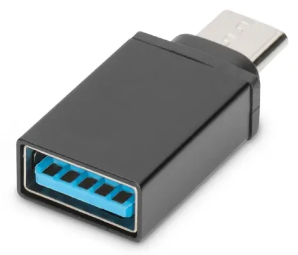 Digitus / Redukce USB-C - USB-A / USB 3.0 / 5 Gbps / 3 A / černá (AK-300506-000-S)