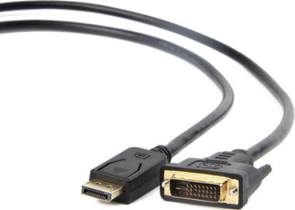 Gembird CC-DPM-DVIM-6 adaptér DisplayPort (M) na DVI (M) černá / 1.8m (CC-DPM-DVIM-6)