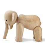 Kay Bojesen Denmark Dřevěný slon Oak Elephant Mini 9,5 cm, přírodní barva, dřevo