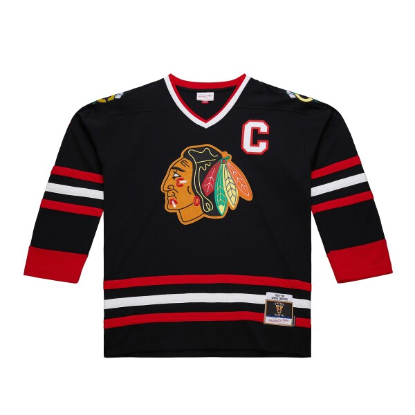 Mitchell & Ness Pánský dres Chris Chelios Chicago Blackhawks 1997 NHL Dark Alternate Jersey Velikost: XL