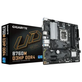 GIGABYTE B760M D3HP DDR4 / B760M / LGA1700 / 4x DDR4 / PCIEx16 / 1xGLAN / micro-ATX (B760M D3HP DDR4)