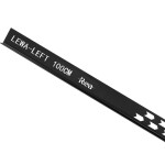 REA - Spádová lišta levá, 100cm černá REA-K3208