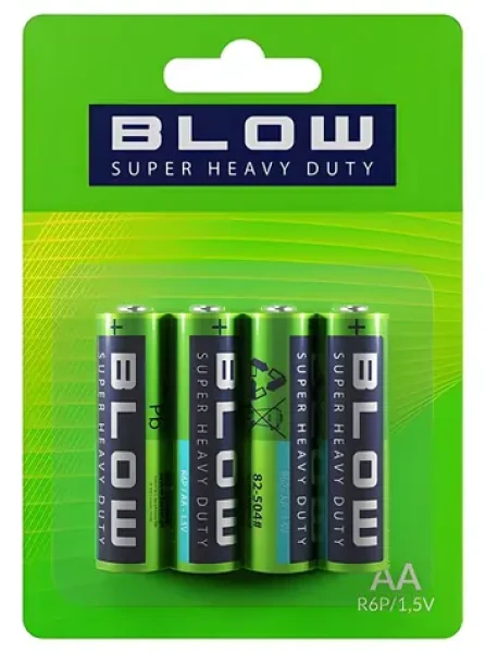 Baterie AA (R06P) Super Heavy Duty 4 ks / Baterie / Tužková / Blistr (82-506#)
