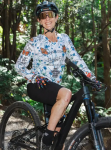 MTB dres CYCOLOGY Gangsta, dámský, dlouhý rukáv (Motiv Gangsta, velikost M)
