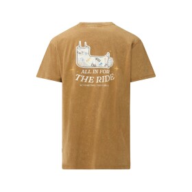 PICTURE M Allin S/S, Camel Coffee Washed velikost: L