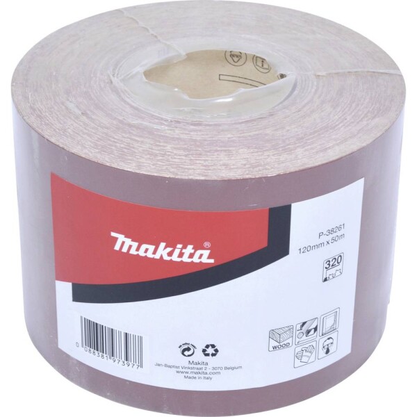 Makita P-38261 brusná role Zrnitost 320 (d x š) 50 m x 120 mm 1 ks