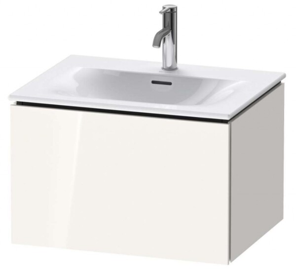 DURAVIT - L-Cube Umyvadlová skříňka 40x62x48 cm, 1 zásuvka, lesklá bílá LC613502222