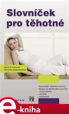 Slovníček pro těhotné - Martina Hourová, Veronika Galanbosová e-kniha