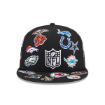 Pánská kšiltovka NFL Logo NFL NEW ERA 5950 All over černá Velikost: 7_1/8