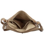 Trendy dámská koženková crossbody kabelka Samira, khaki