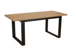 STIMA Jídelní set stůl 970-Ibiza (Dub) VARIANTA PROVEDENÍ: stůl (š/h/v/r) 180 x 90 x 77 cm (+2x 40 cm rozklad) + 6 židlí