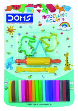 Plastelína - 18 barev s příslušenstvím (225 g)