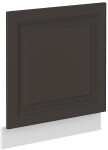 Dvířka na vestavnou myčku nádobí Stilo ZM 570x596 Barva korpusu: Dub artisan, Barva dvířek: Grafit