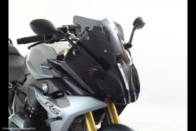 Bmw R 1200 RS 15-18, R 1250 RS 19-25 Adventure Sports plexi štít Powrbronze 370mm - matná safírově modrá