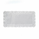Dortisimo Wimex Dekorativní krajka bílá hranatá 38 x 25 cm (6 ks)