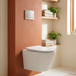 Wc závěsné SAT Infinitio včetně prkénka softclose, zadní odpad SATINF010RREXP SATINF010RREXP