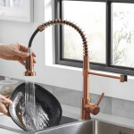 REA - Kuchyňská baterie Colin Brush Copper REA-B5459