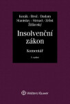 Insolvenční zákon - Komentář - Jan Kozák