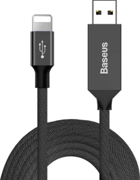 Baseus CALYW-01 Kabel USB-A (M) - Lightning (M) 1.2 m černá (CALYW-01)