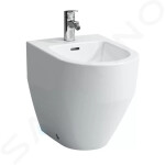 Laufen - Pro Stojící bidet, 530x360 mm, zadní přívod, s 1 otvorem pro baterii, bílá H8329520003021