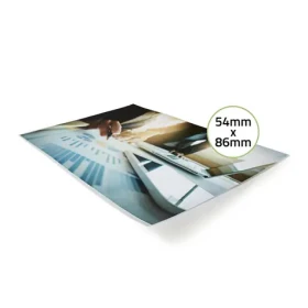 Nedis Laminovací Fólie 54x86 mm 100 ks / Tloušťka: 125 µm / Plast / transparentní (LAMIA5486AT100)