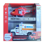 Mamido Záchranářský set 1:20 sanitka a vrtulník Medical MT1289