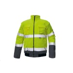 Cerva CLOVELLY pilot bunda HV žlutá/navy Reflexní bunda zimní 0301007172001