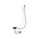 MEREO - Klum Vanový sifon Easybain Wave s vlisovaným těsněním Ø 40 mm (PR6011J 0203611