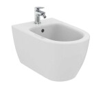 IDEAL STANDARD - i.Life O Závěsný bidet, s přepadem, otvor pro baterii, bílá T568101
