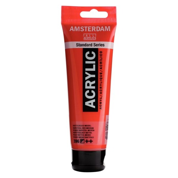 Royal Talens Amsterdam 120 ml, 396 Naphtol Red Medium