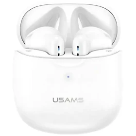 USAMS US-IA04 TWS bílá / Bezdrátová sluchátka do uší / Bluetooth 5.0 (Usa000893)